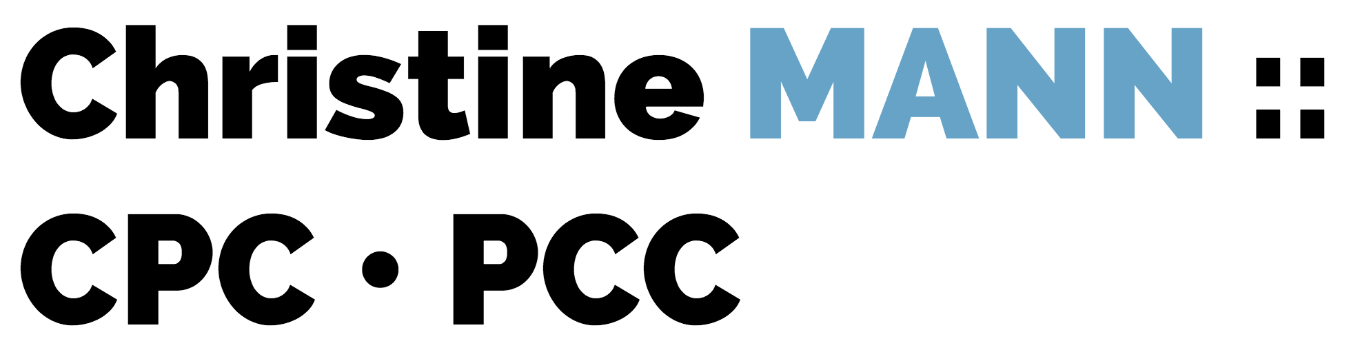 MANN Consulting Christine Mann CPC PCC